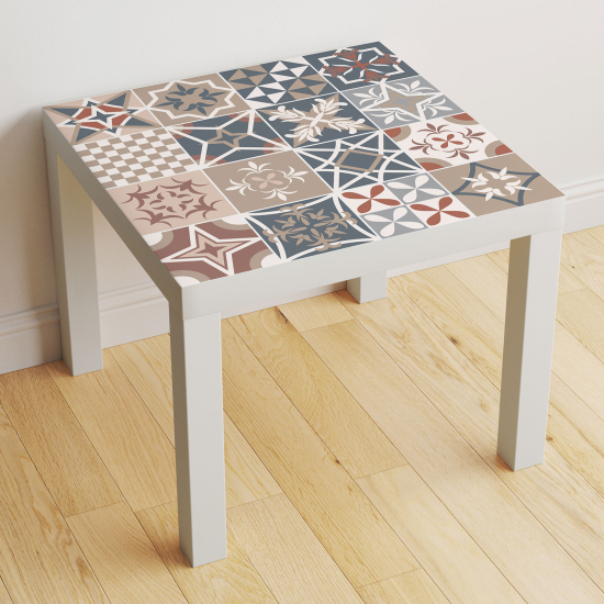 Table Sticker - Cement Tile Pattern