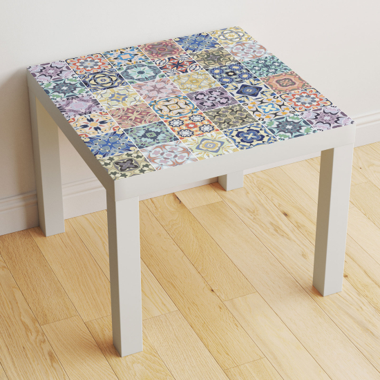 Table Sticker - Cement Tile Pattern