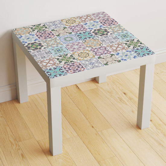 Table Sticker - Cement Tile Pattern