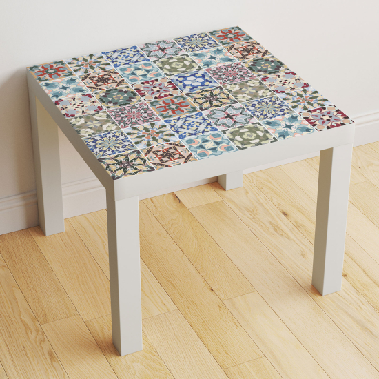 Table Sticker - Cement Tile Pattern