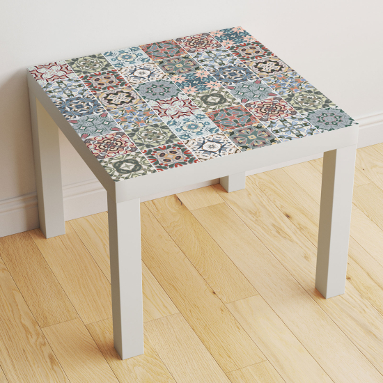 Table Sticker - Cement Tile Pattern