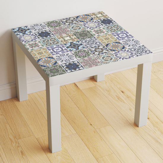 Table Sticker - Cement Tile Pattern