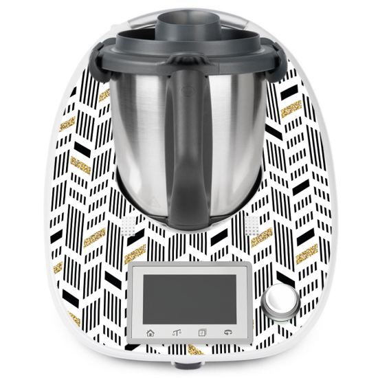 Thermomix Sticker - Decal - TM5 - Chevron Pattern