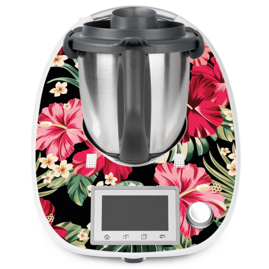 Thermomix Sticker - Decal - TM5 - Tropical flowers