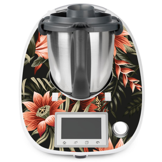 Thermomix Sticker - Decal - TM5 - Tropical flowers