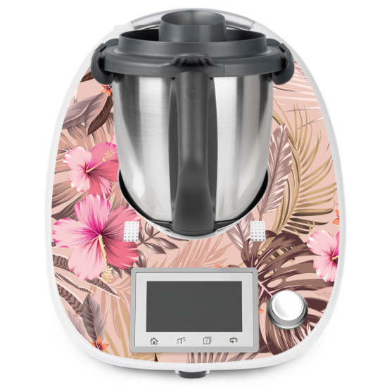 Thermomix Sticker - Decal - TM5 - Tropical flowers