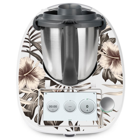 Thermomix Sticker - Decal - TM6 - Tropical flowers