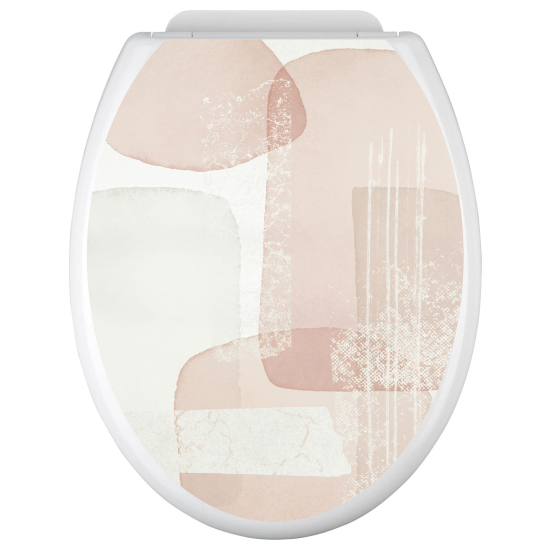 Toilet seat sticker - Abstract