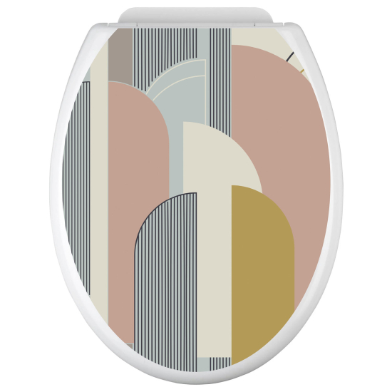 Toilet seat sticker - Arches Design