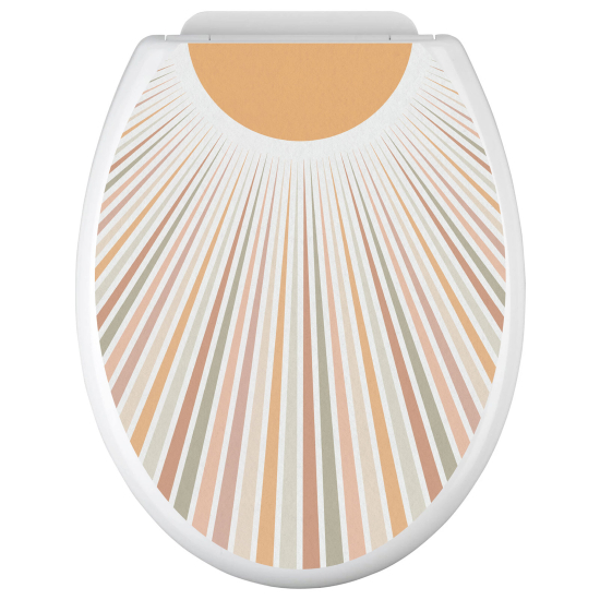 Toilet seat sticker - Boho