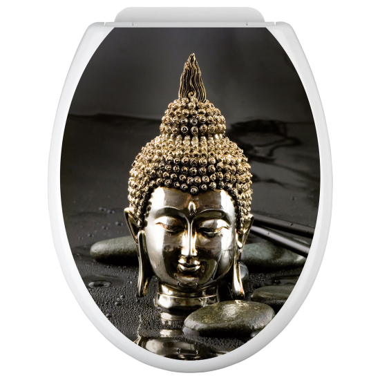 Toilet seat sticker - Buddha