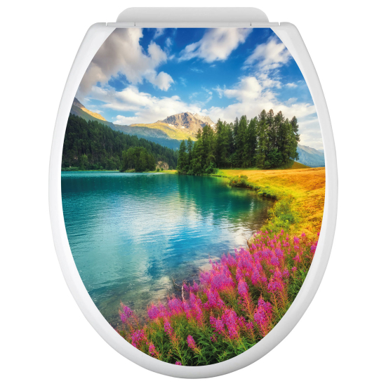 Toilet seat sticker - Landscape