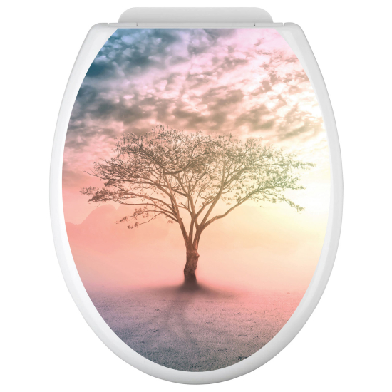 Toilet seat sticker - Tree