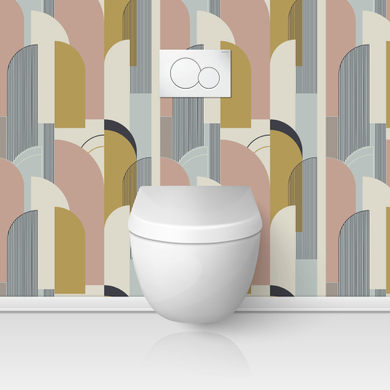 Toilets Self Adhesive - Arches Design