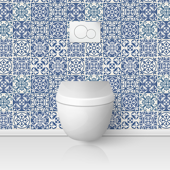 Toilets Self Adhesive - Cement tile effect