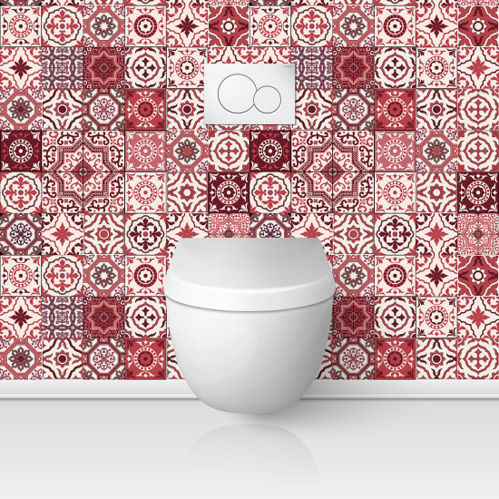 Toilets Self Adhesive - Cement tile effect