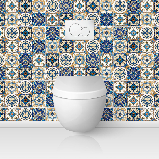 Toilets Self Adhesive - Cement tile effect