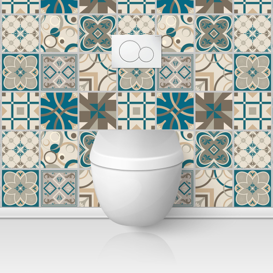 Toilets Self Adhesive - Cement tile effect