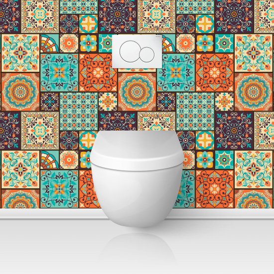 Toilets Self Adhesive - Cement tile effect