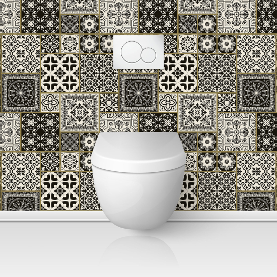 Toilets Self Adhesive - Cement tile effect