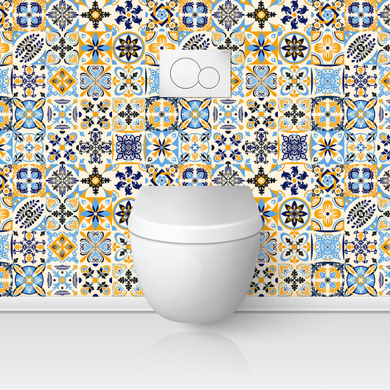 Toilets Self Adhesive - Cement tile effect