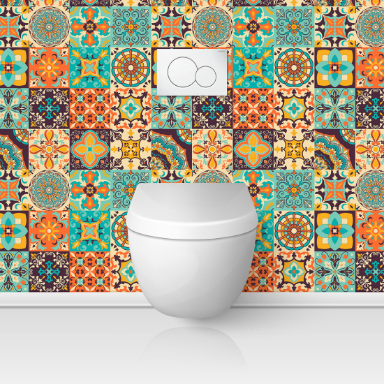 Toilets Self Adhesive - Cement tile effect