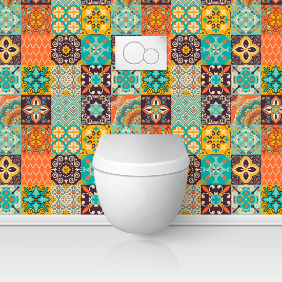 Toilets Self Adhesive - Cement tile effect