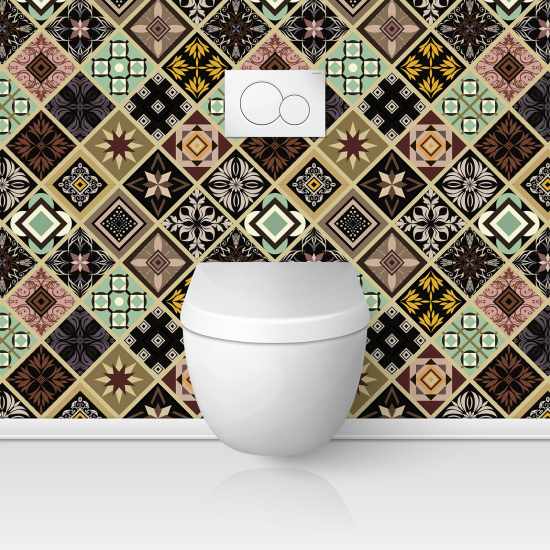 Toilets Self Adhesive - Cement tile effect