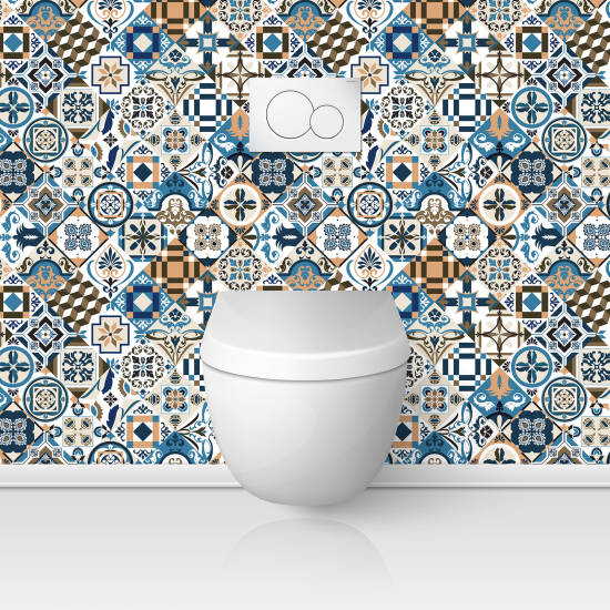 Toilets Self Adhesive - Cement tile effect