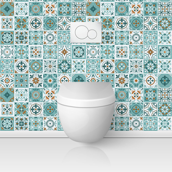 Toilets Self Adhesive - Cement tile effect