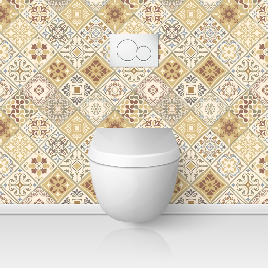 Toilets Self Adhesive - Cement tile effect