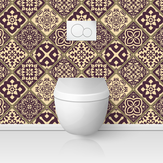 Toilets Self Adhesive - Cement tile effect