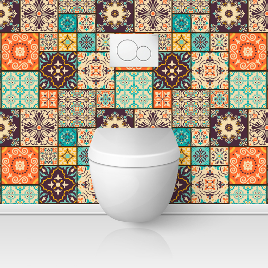 Toilets Self Adhesive - Cement tile effect