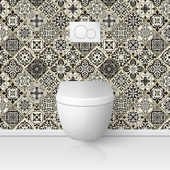 Toilets Self Adhesive - Cement tile effect