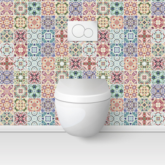 Toilets Self Adhesive - Cement tile effect