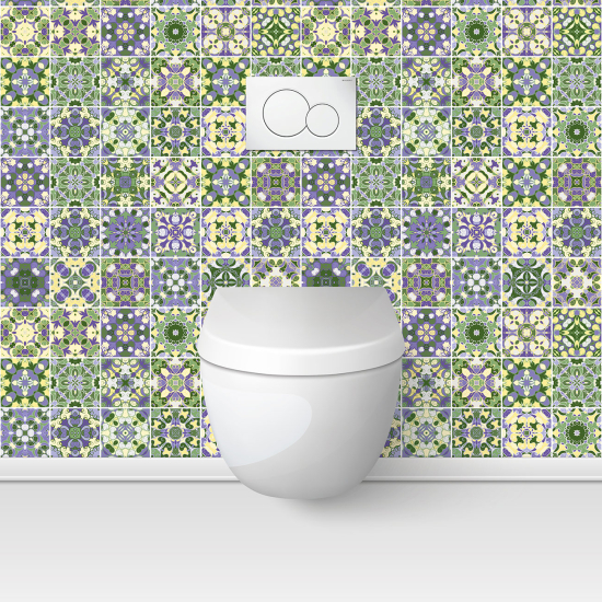 Toilets Self Adhesive - Cement tile effect