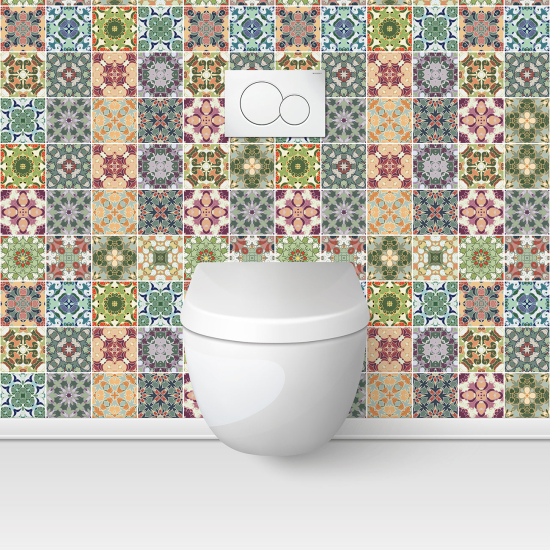 Toilets Self Adhesive - Cement tile effect