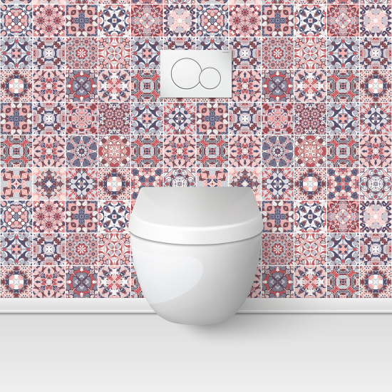 Toilets Self Adhesive - Cement tile effect