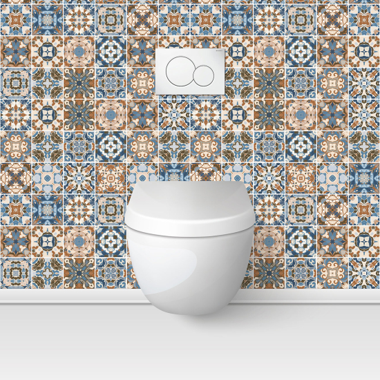 Toilets Self Adhesive - Cement tile effect