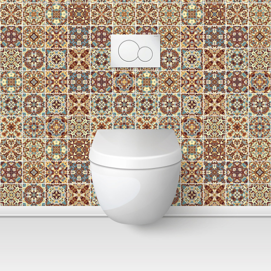 Toilets Self Adhesive - Cement tile effect