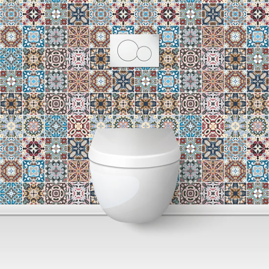 Toilets Self Adhesive - Cement tile effect