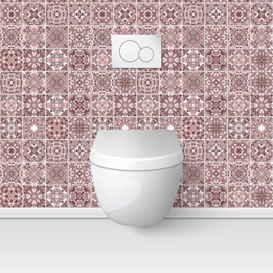 Toilets Self Adhesive - Cement tile effect