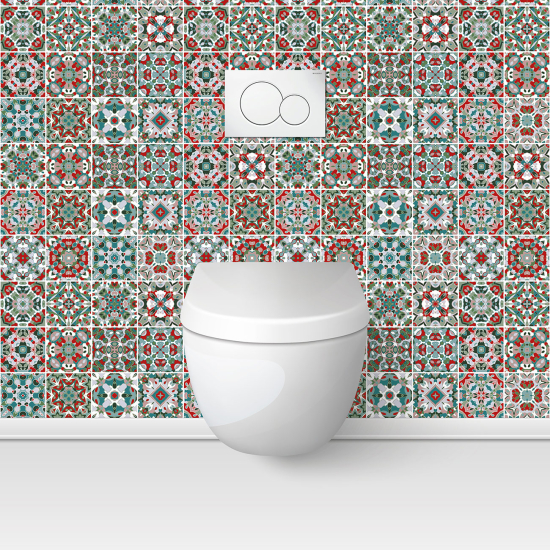 Toilets Self Adhesive - Cement tile effect