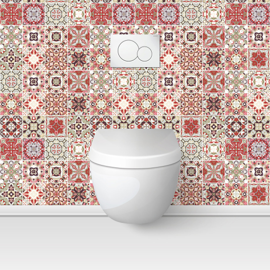 Toilets Self Adhesive - Cement tile effect