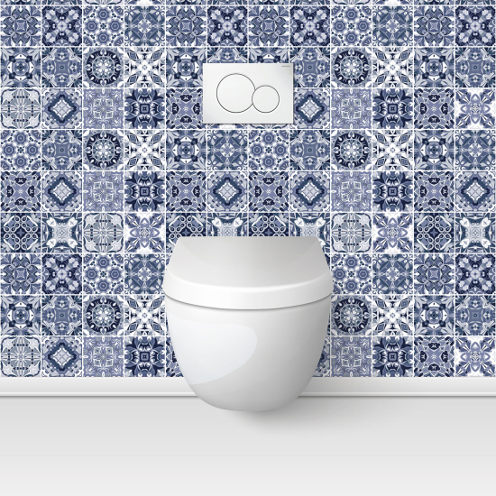 Toilets Self Adhesive - Cement tile effect