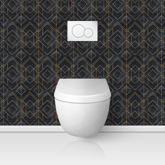 Toilets Self Adhesive - Design