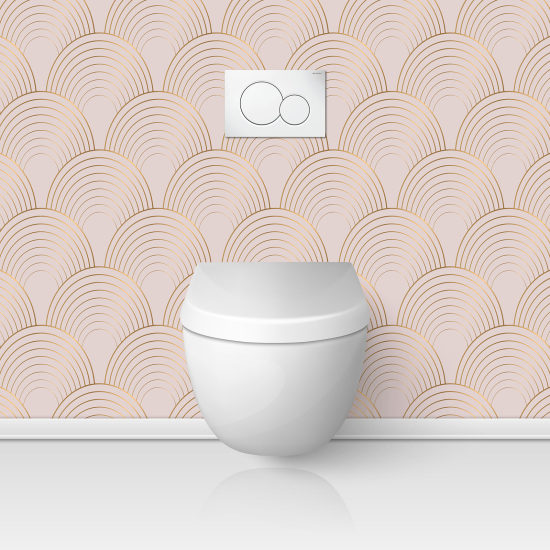 Toilets Self Adhesive - Design