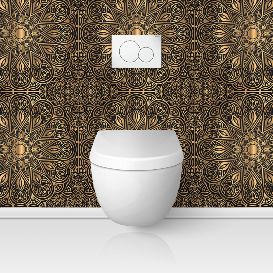 Toilets Self Adhesive - Oriental pattern