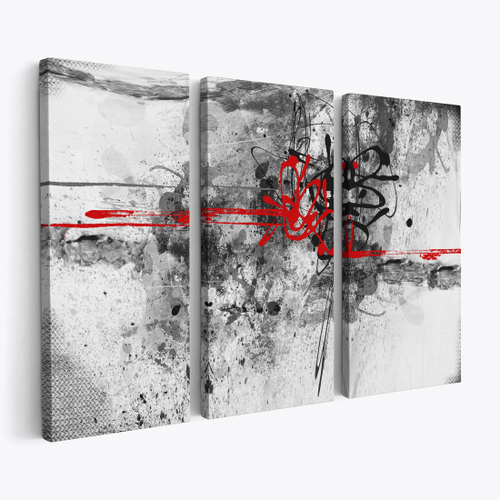 Triptych Canvas Prints - Abstract