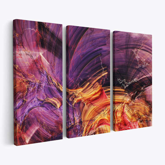 Triptych Canvas Prints - Abstract